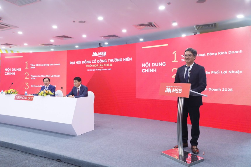 Đại hội đồng cổ đông năm 2025 MSB: Thoái vốn tại TNEX Finance và góp vốn/mua cổ phần công ty chứng khoán, công ty quản lý quỹ