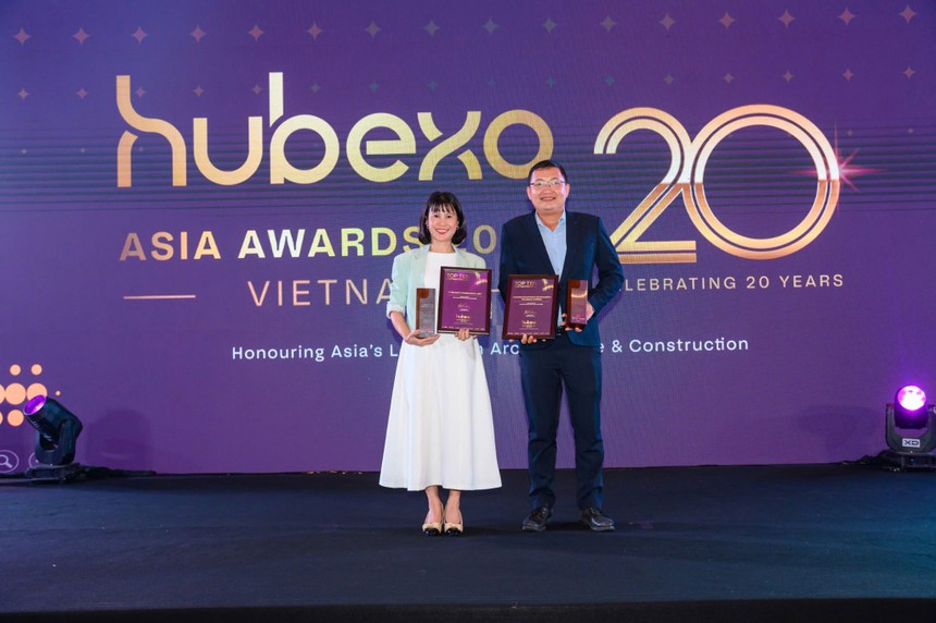 Đại diện Coteccons, Unicons được vinh danh tại Hubexo Asia Awards 2025
