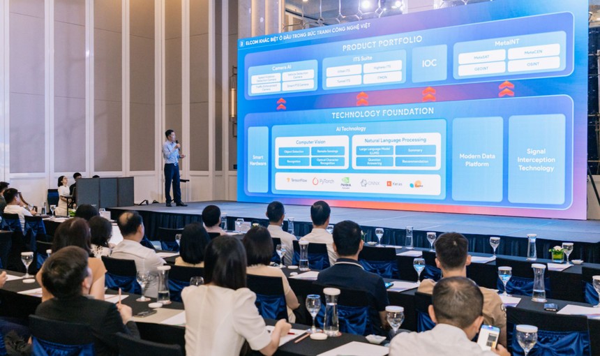 Ông Phạm Minh Thắng, Tổng giám đốc ELCOM chia sẻ nền tảng công nghệ vững chắc của doanh nghiệp.