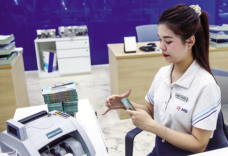 Mặc dù tín dụng tăng cao, nhưng vốn vẫn nắn đúng hướng vào lĩnh vực ưu tiên. Ảnh: Đức Thanh