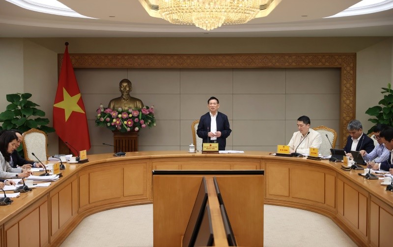 Phó Thủ tướng Chính phủ Hồ Đức Phớc chủ trì cuộc họp cơ cấu lại Tổng công ty Đường sắt Việt Nam giai đoạn 2026-2030, tầm nhìn 2035 - Ảnh: VGP.