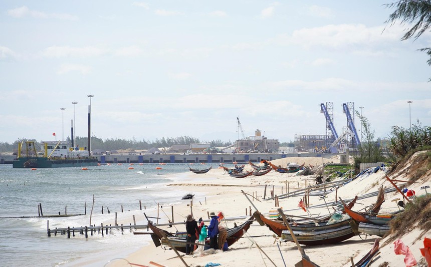 Khu vực dự án Khu bến cảng Mỹ Thuỷ. Ảnh: Trường Nhật