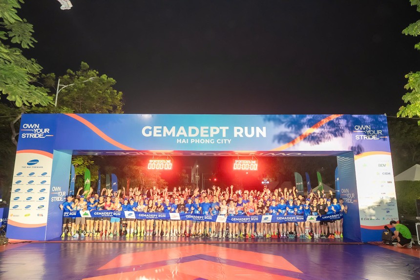 Hơn 1.500 vận động viên tham gia Gemadept Run 2026 tại Hải Phòng 