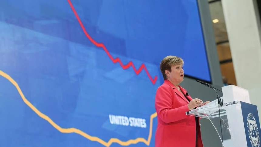 Bà Kristalina Georgieva, Giám đốc điều hành của Quỹ Tiền tệ Quốc tế (IMF) 