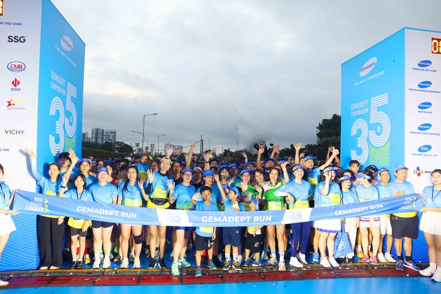 Giải Gemadept Run 2025 thu hút gần 5.000 vận động viên tham dự