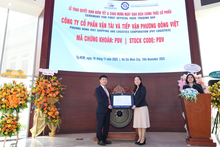 66 triệu cổ phiếu PVT Logistics (PDV) chính thức chào sàn HOSE