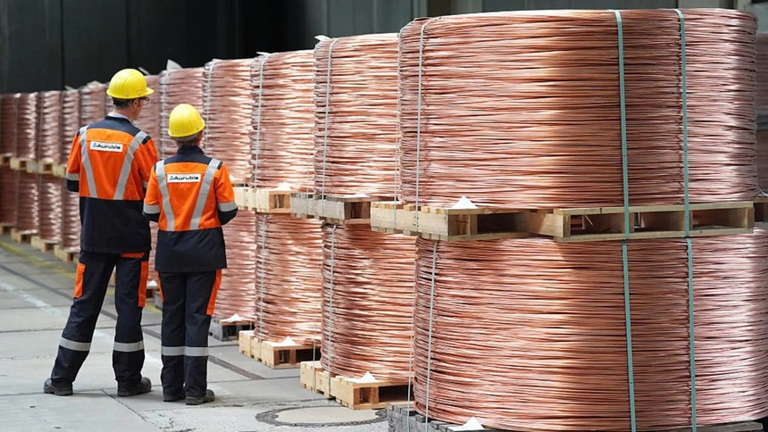 Lo ngại lạm phát lan sang thị trường kim loại công nghiệp