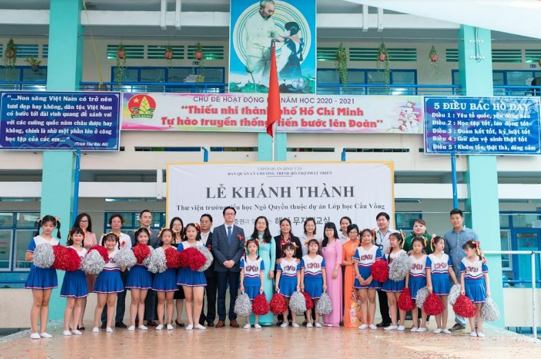 Khánh thành thư viện sách do KBS tài trợ