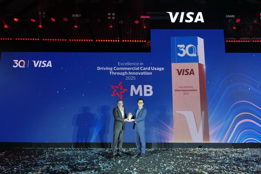 MB nhận bốn giải thưởng danh giá từ Visa