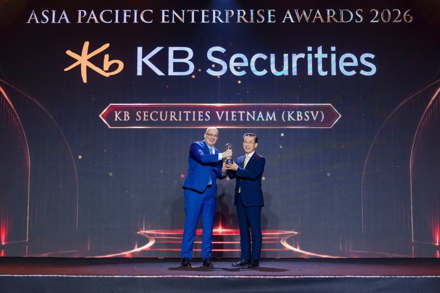 Tổng Giám đốc Chứng khoán KB Việt Nam nhận giải thưởng Thương hiệu truyền cảm hứng 2026