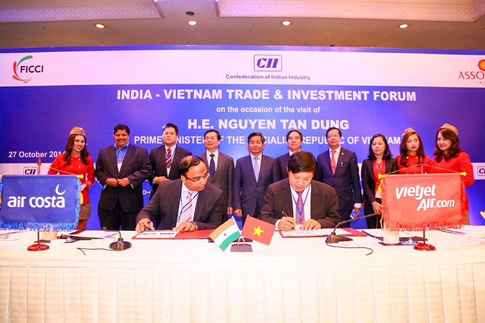 Vietjet ký kết hợp tác chiến lược tại Ấn Độ