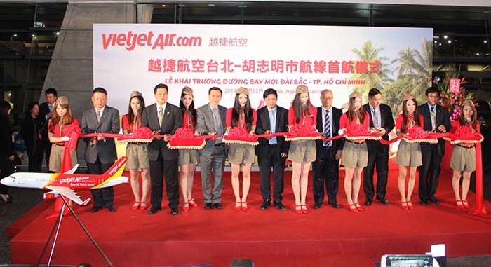 Vietjet khai trương đường bay giữa TP.HCM – Đài Bắc