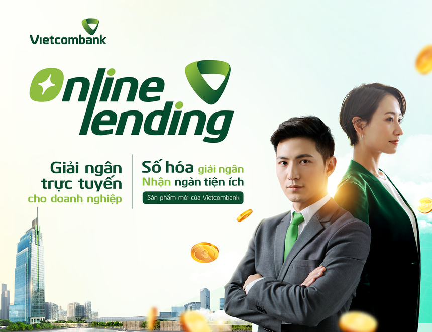 Vietcombank ra mắt Online Lending (Giải ngân trực tuyến) –Số hóa giải ngân-nhận ngàn tiện ích