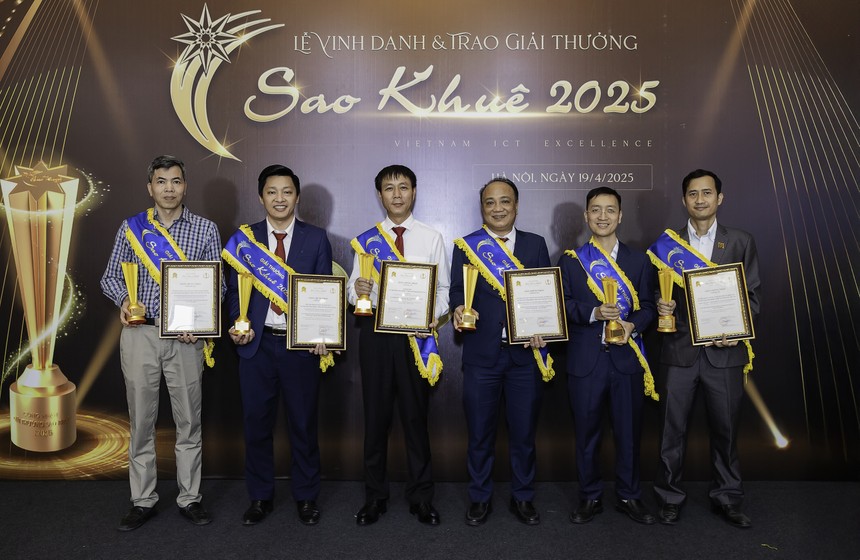 Sáu hệ thống công nghệ/sản phẩm dịch vụ Agribank được công nhận “Giải thưởng Sao Khuê 2025”