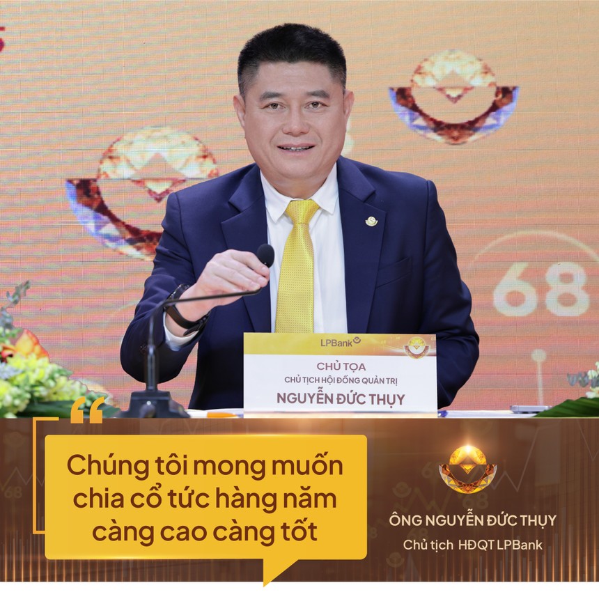 ĐHĐCĐ LPBank (LPB): Sẽ chia cổ tức càng nhiều càng tốt cho cổ đông trong thời gian tới