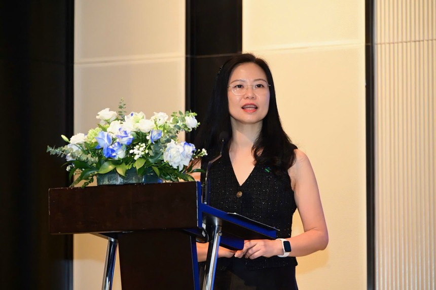 Bà Nguyễn Thúy Hạnh, Tổng giám đốc kiêm Giám đốc Khối Khách hàng Doanh nghiệp và Đầu tư ngân hàng Standard Chartered Việt Nam