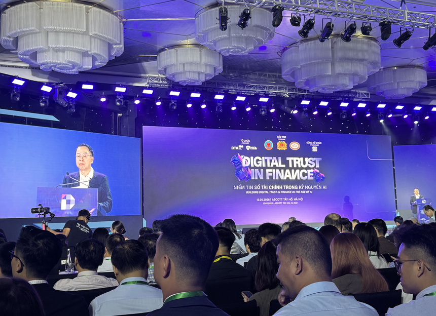 Ông Nguyễn Đức Chi, Thứ trưởng Bộ Tài chính Phát biểu tại Diễn đàn “Digital Trust in Finance 2026”,