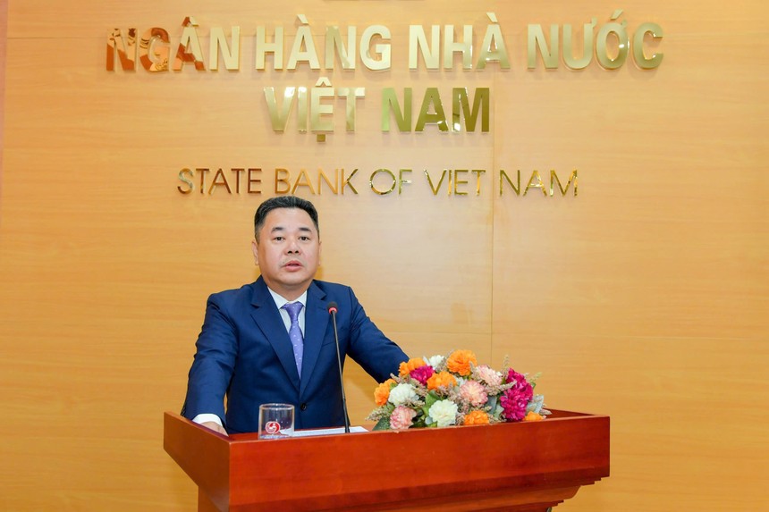 Phó Thống đốc NHNN Nguyễn Ngọc Cảnh phát biểu khai mạc Hội nghị