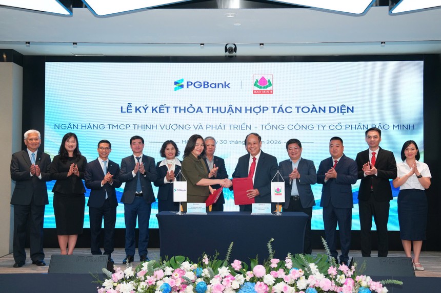 Lễ ký kết thỏa thuận hợp tác toàn diện giữa PGBank - Bảo Minh