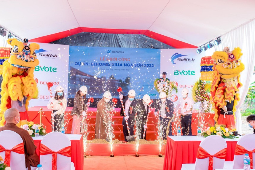 Behomes khởi công villa Nga Sơn ở xã Nga Sơn (Thanh Hoá)