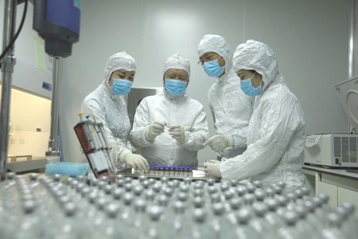 Nhà máy vắc xin Dacovet được Dabaco triển khai xây dựng từ tháng 8/2022, với tổng mức đầu tư khoảng 300 tỷ đồng, công suất 200 triệu liều/ năm (Ảnh: DBC)