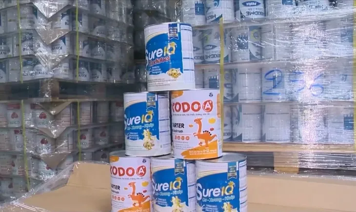 Một loại sữa giả vừa bị lực lượng chức năng phát hiện và thu giữ