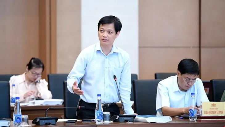 Đại biểu Nguyễn Hải Nam phát biểu chiều 20/5 (Ảnh: QH)