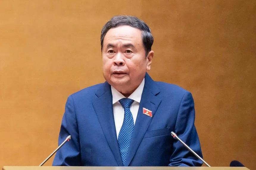 Chủ tịch Quốc hội Trần Thanh Mẫn phát biểu khai mạc Kỳ họp không thường lệ lần thứ nhất - Quốc hội khoá XVI sáng 3/8