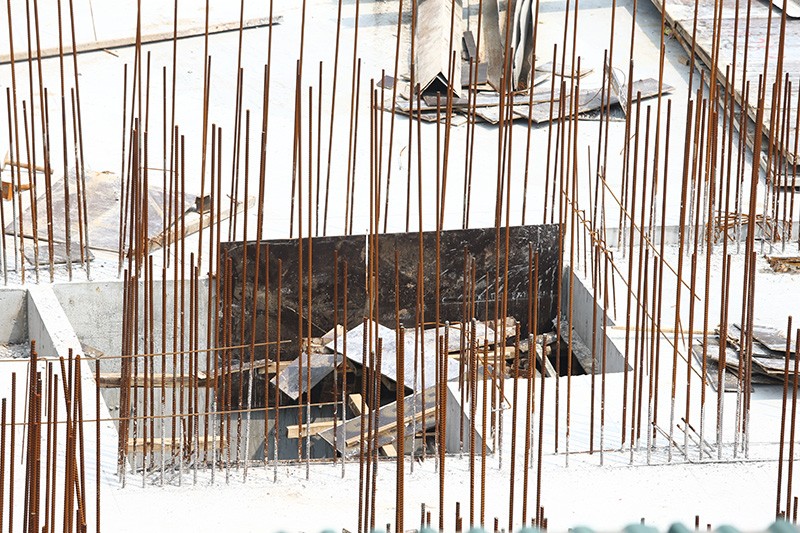 Cải tạo chung cư cũ Thành Công sau gần 10 năm... mới xong phần móng