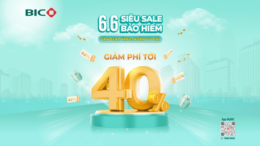 BIC giảm tới 40% phí bảo hiểm trong ngày 06/06