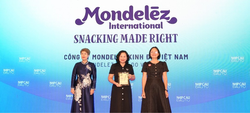 Mondelez Kinh Đô tiếp tục được vinh danh tại Top 50 Doanh nghiệp phát triển bền vững