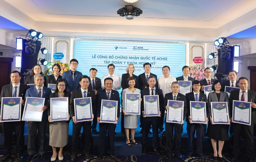 18 bệnh viện và phòng khám trực thuộc Tập đoàn y khoa Hoàn Mỹ chính thức được Ủy ban Tiêu chuẩn Y tế Úc (ACHSI) công nhận chất lượng. 