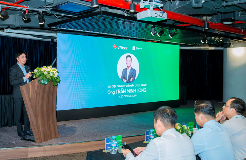 Ông Trần Minh Long, CEO Citics Group phát biểu tại sự kiện