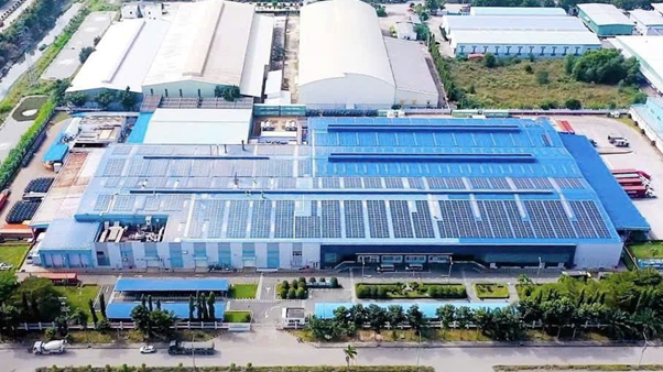 Hệ thống điện năng lượng mặt trời áp mái tại Nhà máy Thực phẩm PepsiCo Bình Dương