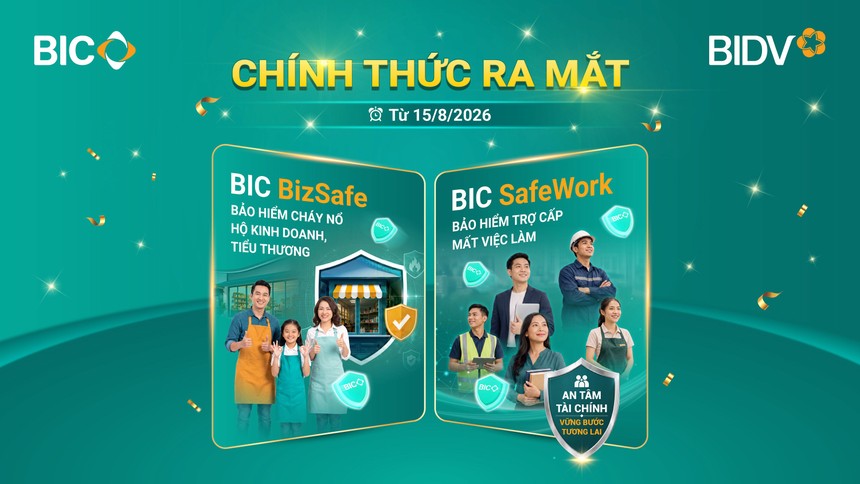 BIC ra mắt bộ đôi sản phẩm mới, “điểm tựa tài chính” cho hộ kinh doanh và người lao động