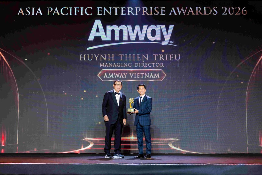 Tổng giám đốc Amway Việt Nam được vinh danh tại giải thưởng Doanh nhân xuất sắc châu Á 2026