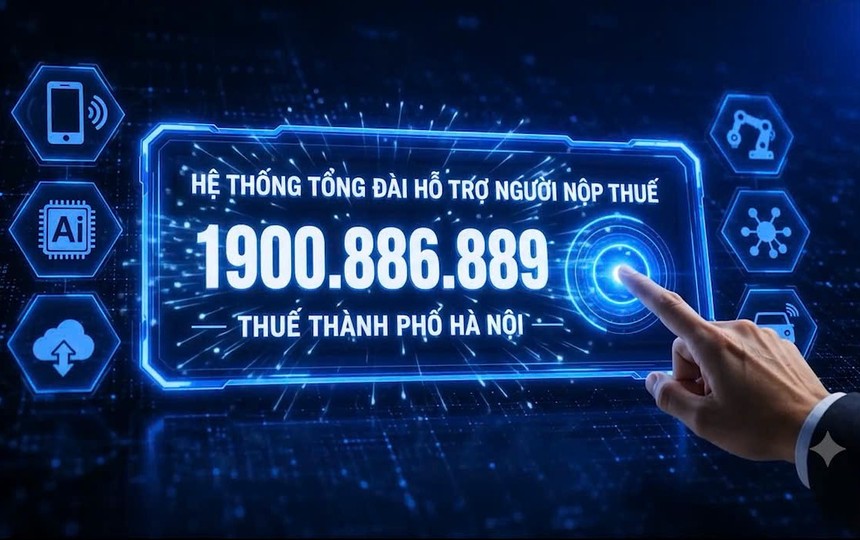 Hệ thống tổng đài hỗ trợ người nộp thuế của Thuế thành phố Hà Nội