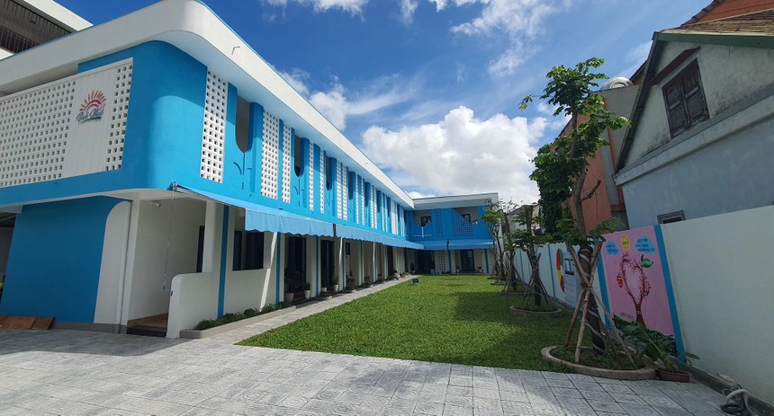Trung tâm Hỗ trợ phát triển giáo dục hòa nhập Bình Minh của tỉnh Khánh Hòa. Ảnh: TN