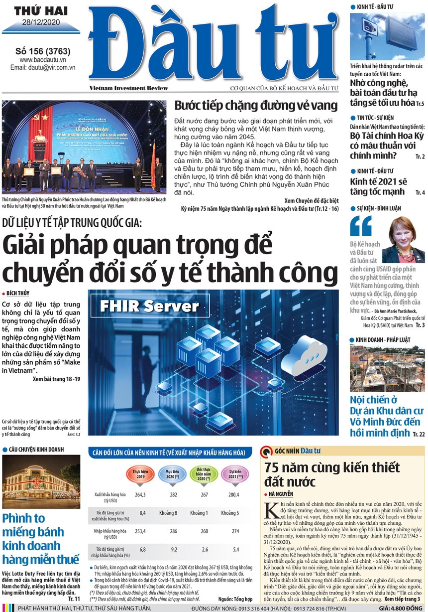 Báo Đầu tư số 156