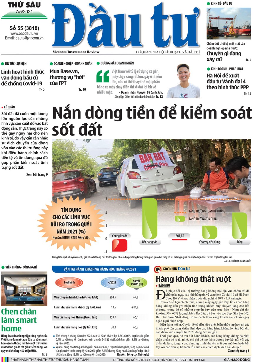 Báo Đầu tư số 55