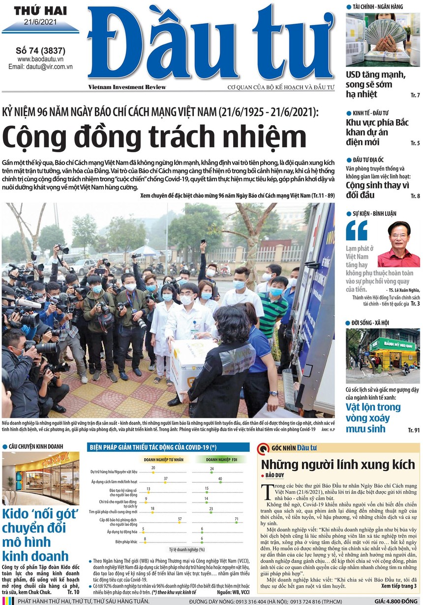 Báo Đầu tư số 74