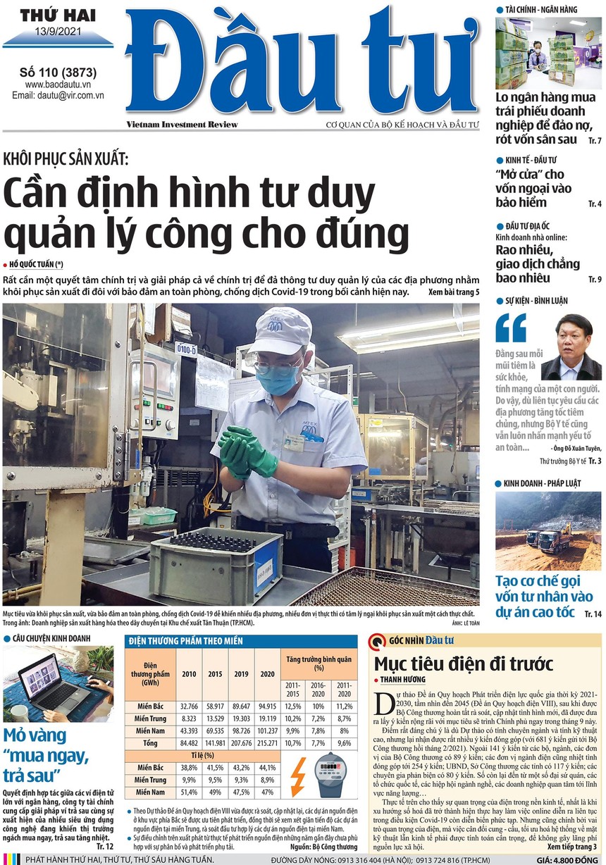 Báo Đầu tư số 110