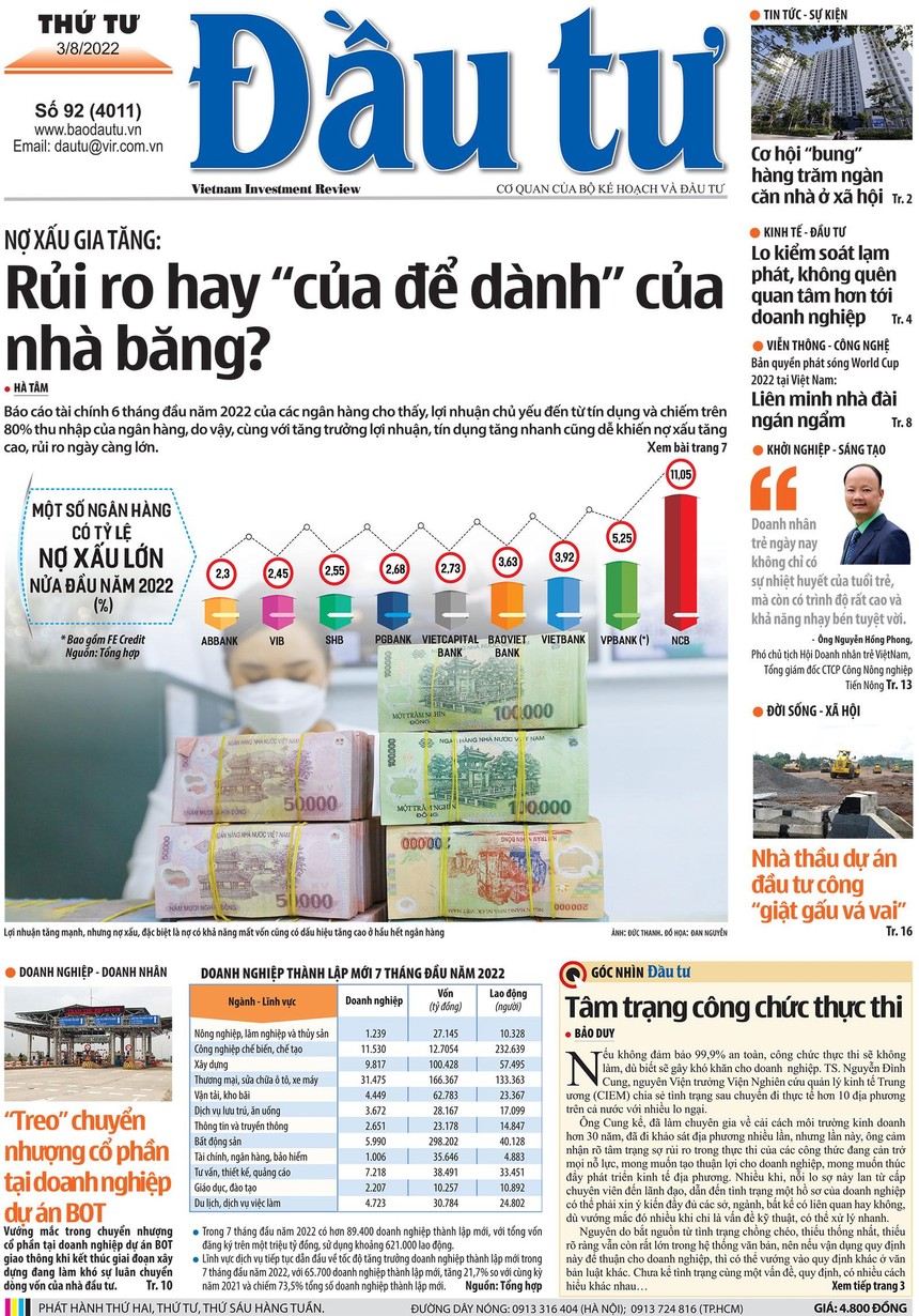 Báo Đầu tư số 92