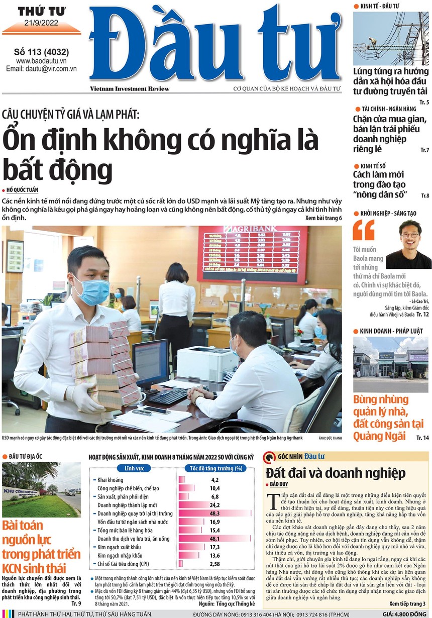 Báo Đầu tư số 113