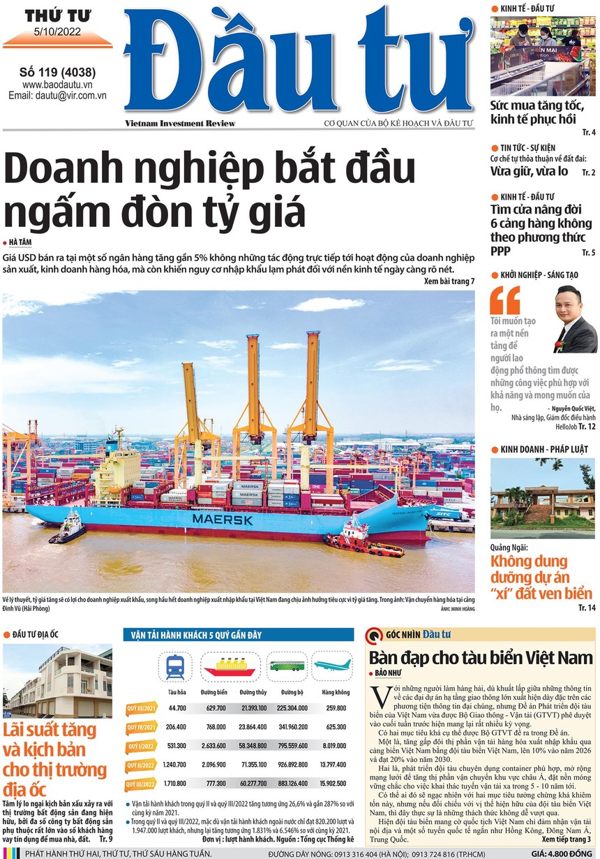 Báo Đầu tư số 119