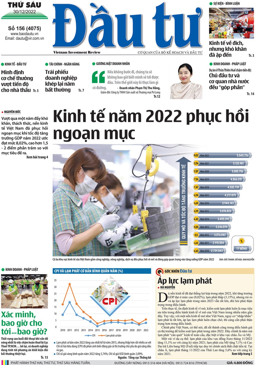 Báo Đầu tư số 156