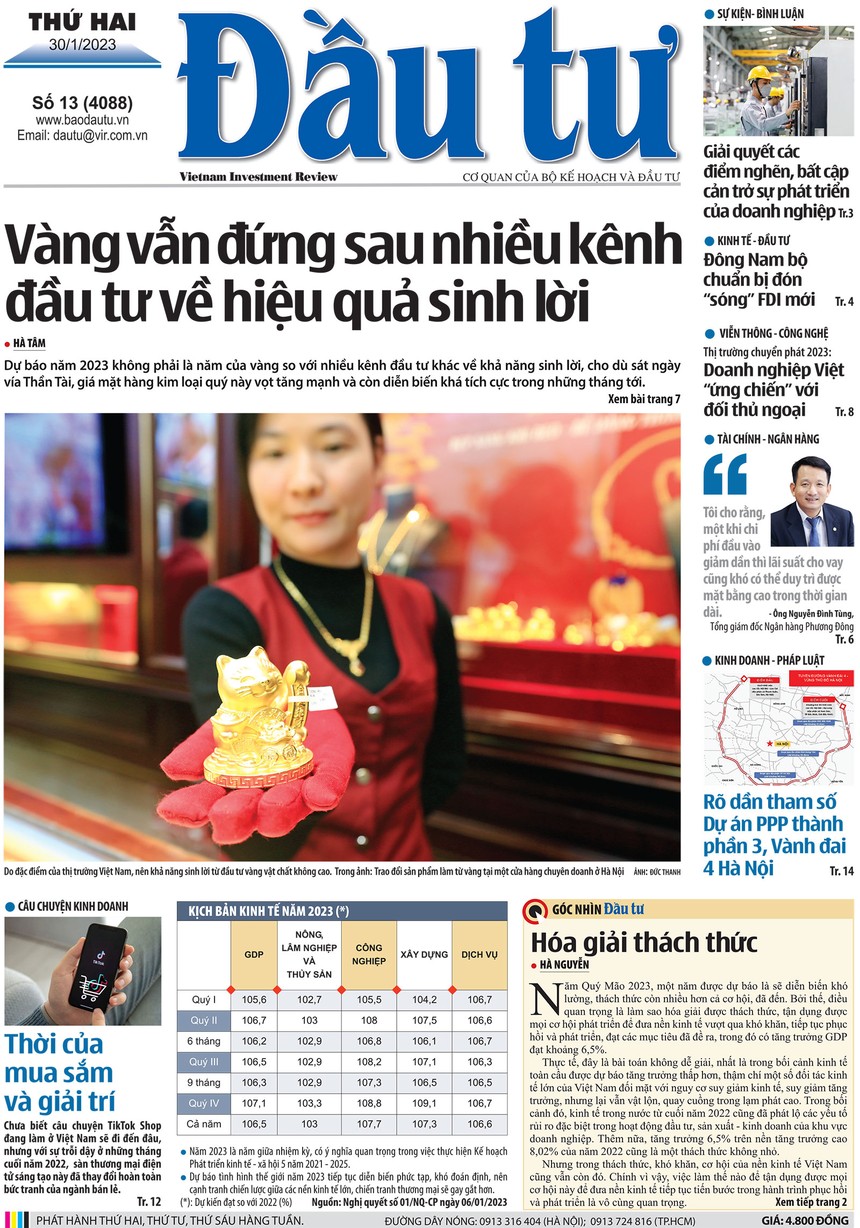 Báo Đầu tư số 13 