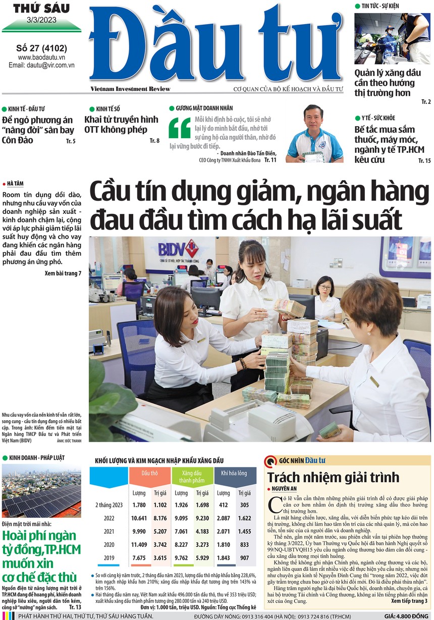 Báo Đầu tư số 27