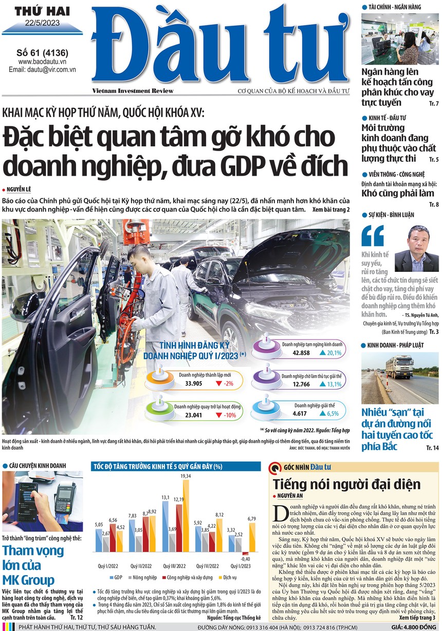 Báo Đầu tư số 61
