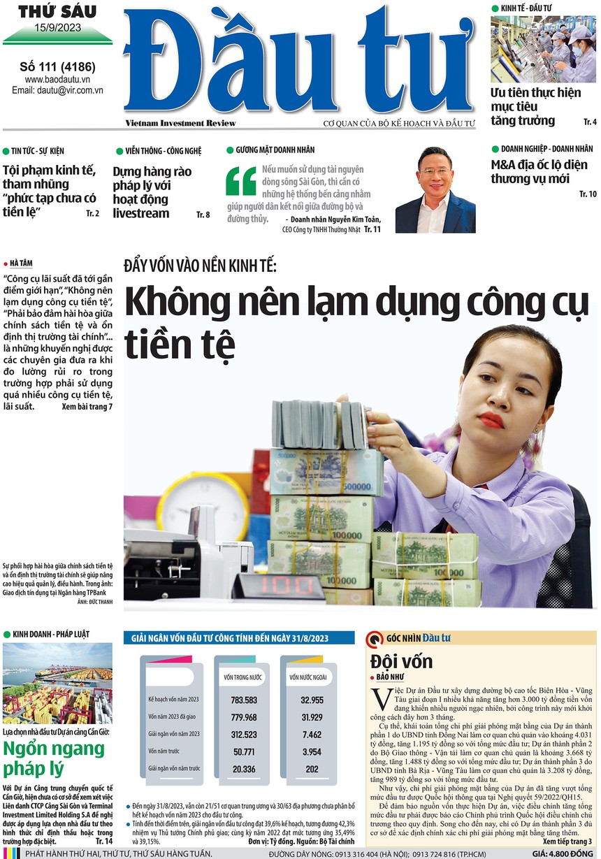 Báo Đầu tư số 111